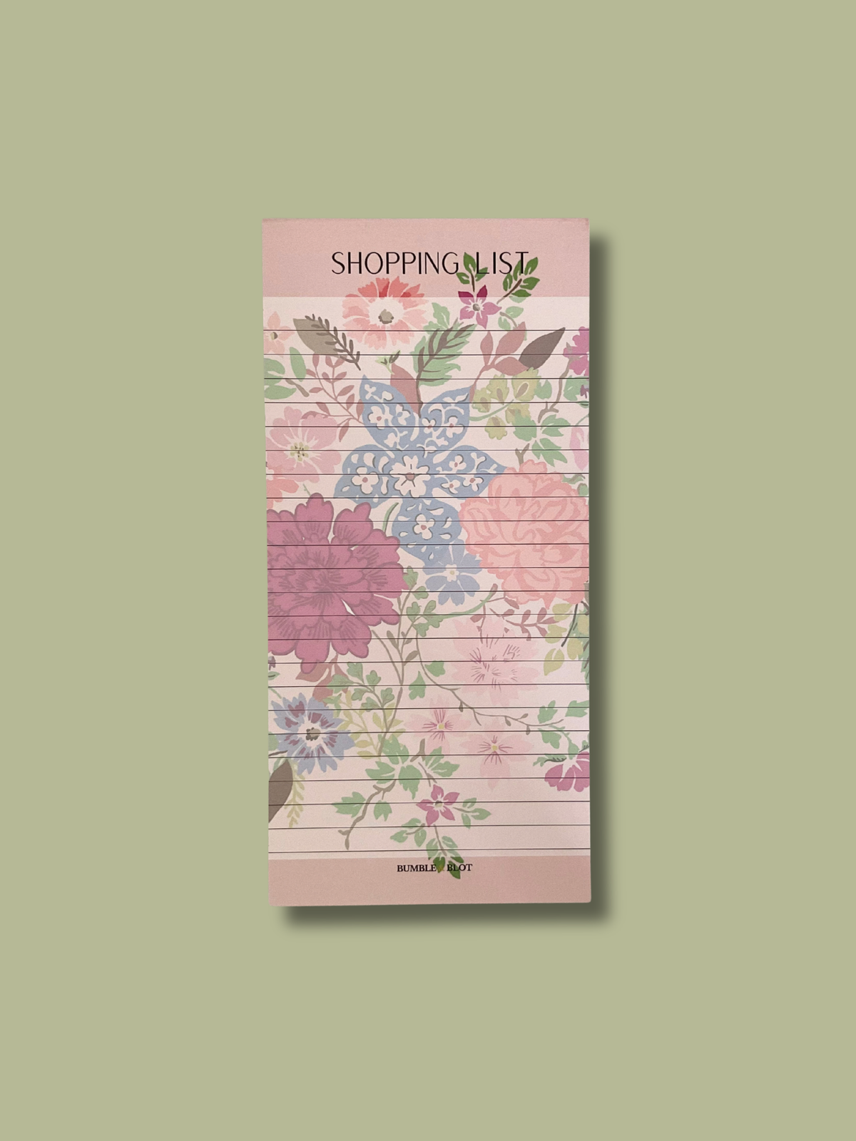 Kitchen Hand Tied Bouquet Notepad - Peach