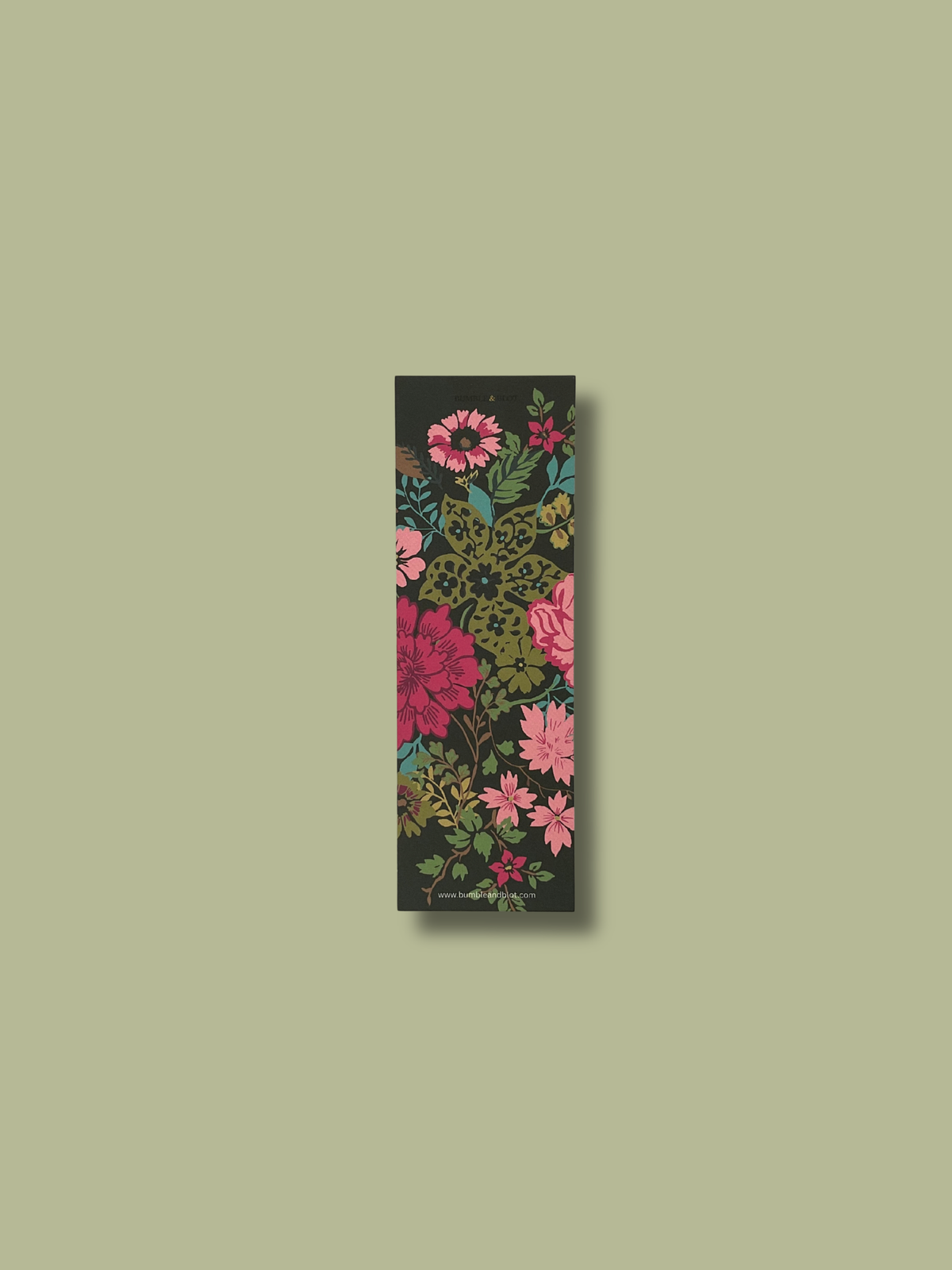 Hand Tied Bouquet Bookmark - Pine