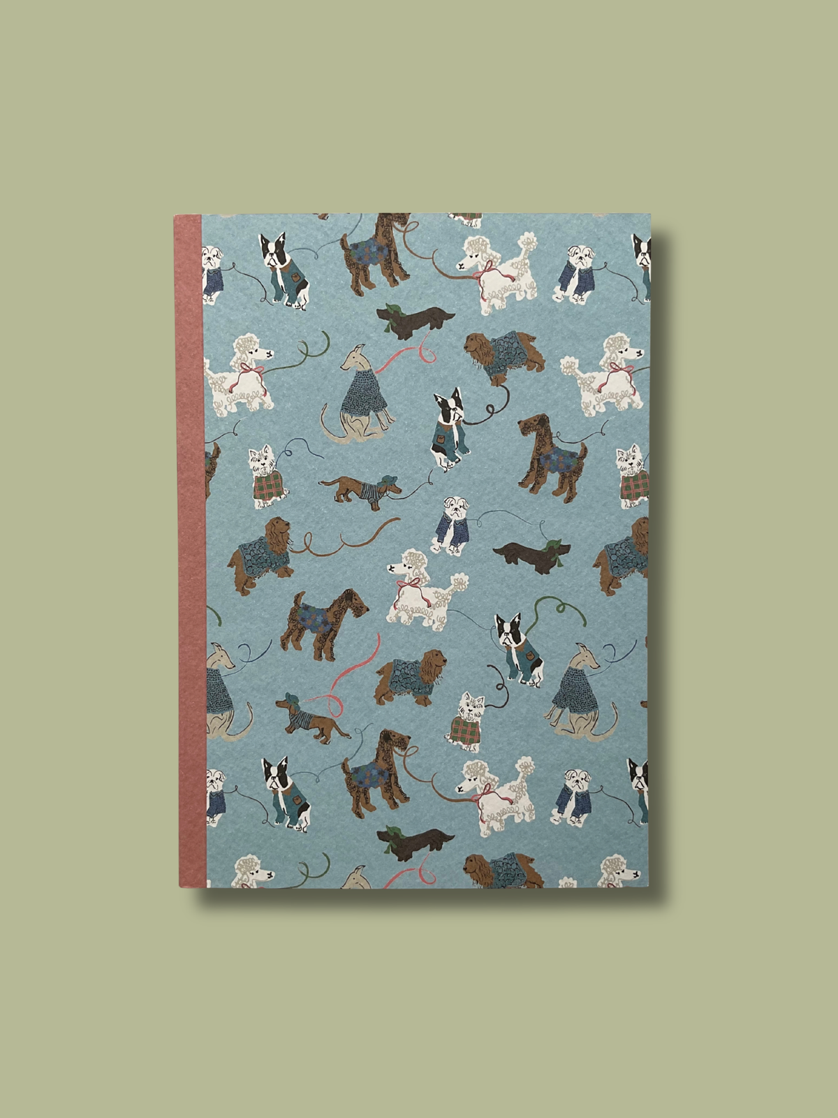 Dog Walks Journal - Pale Blue