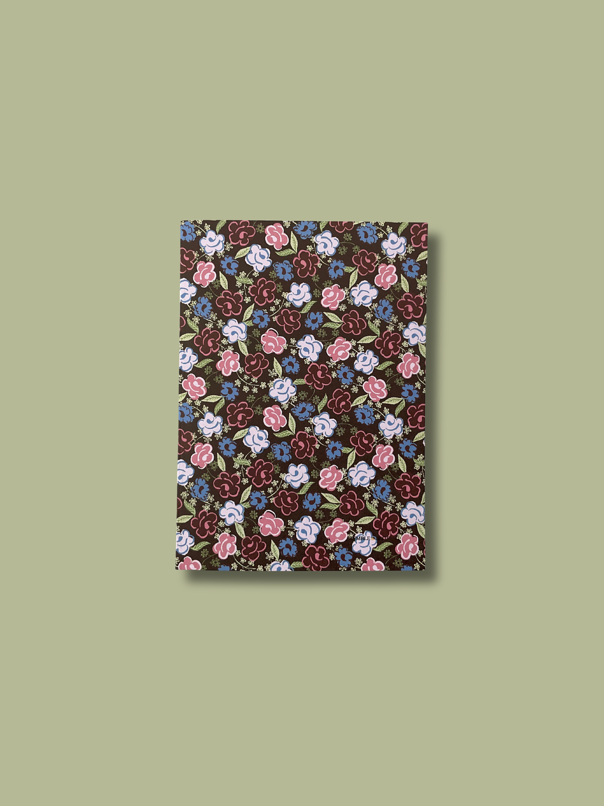 Gypsy Floral A6 Notebook - Chocolate