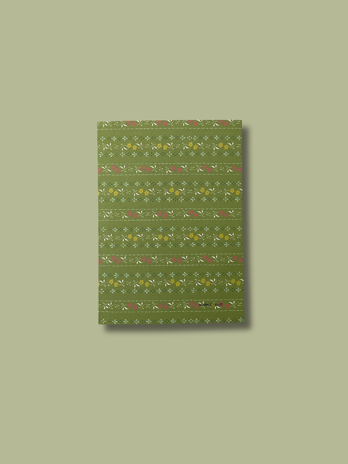 Dot Dash Trellis A6 Notebook - Green