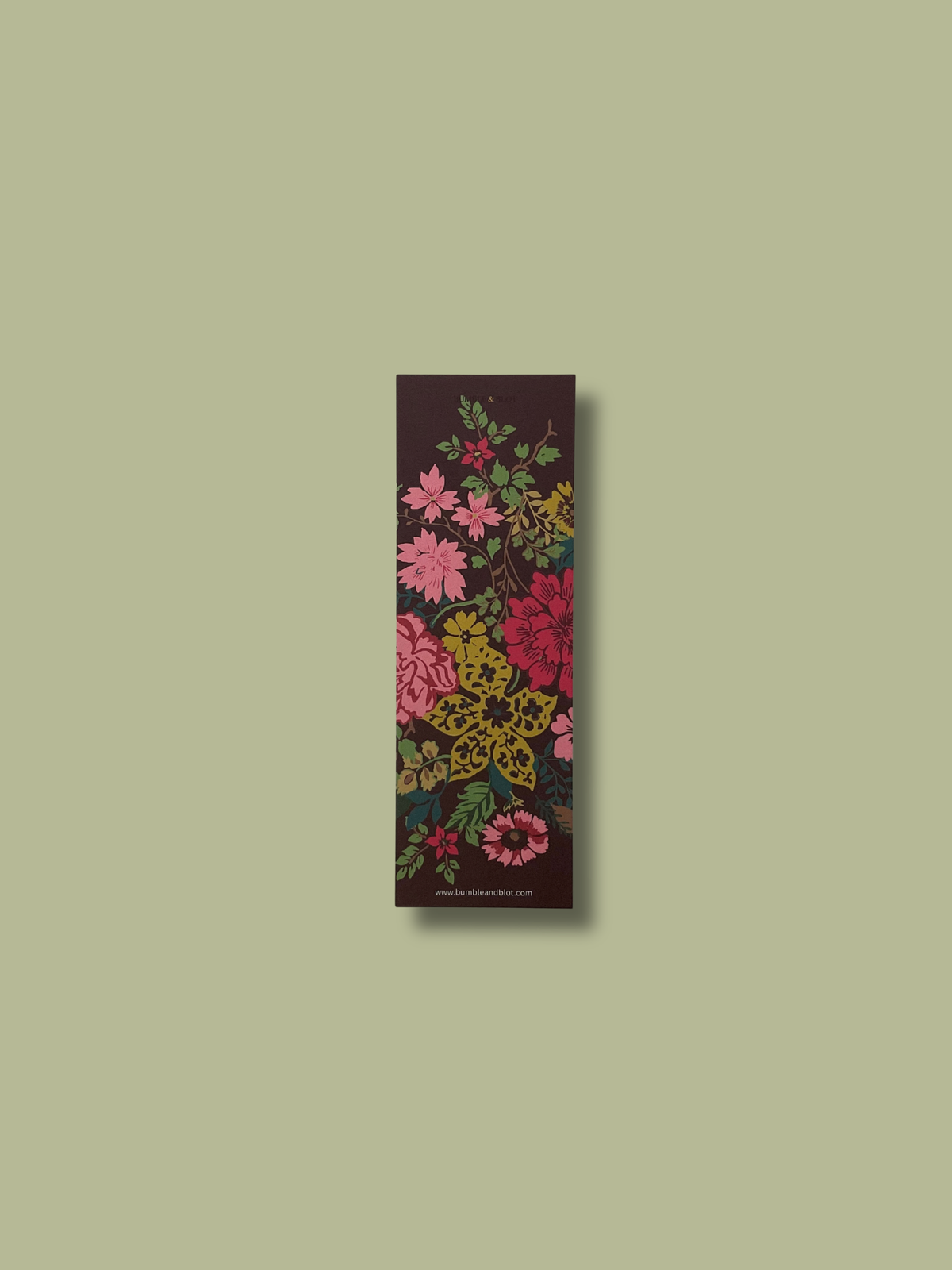 Hand Tied Bouquet Bookmark - Beaujolais