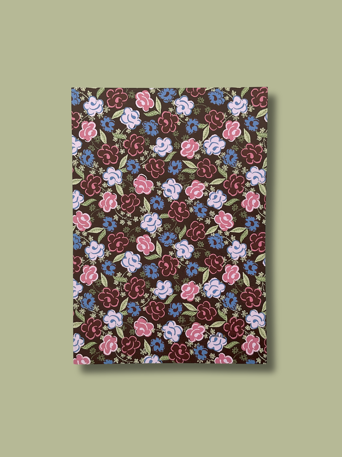 Gypsy Floral A5 Notebook - Chocolate