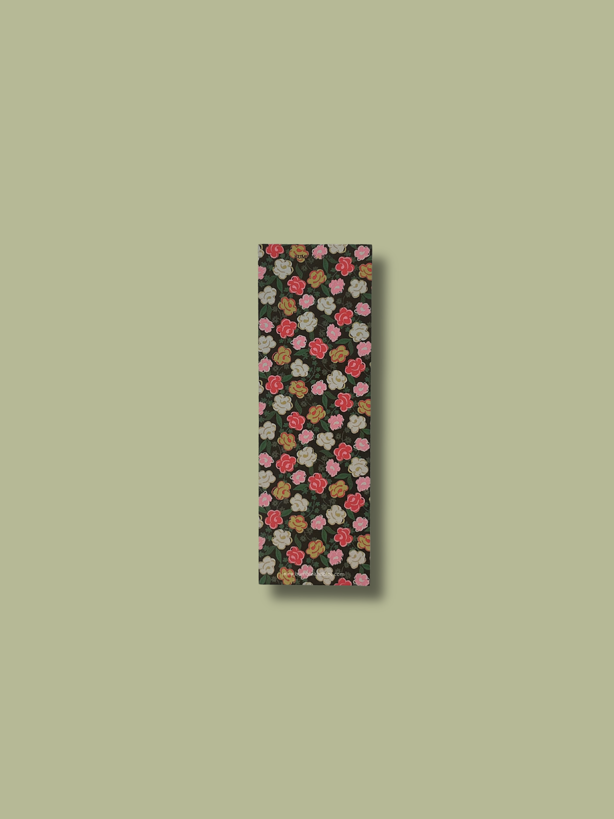 Gypsy Floral Bookmark - Black