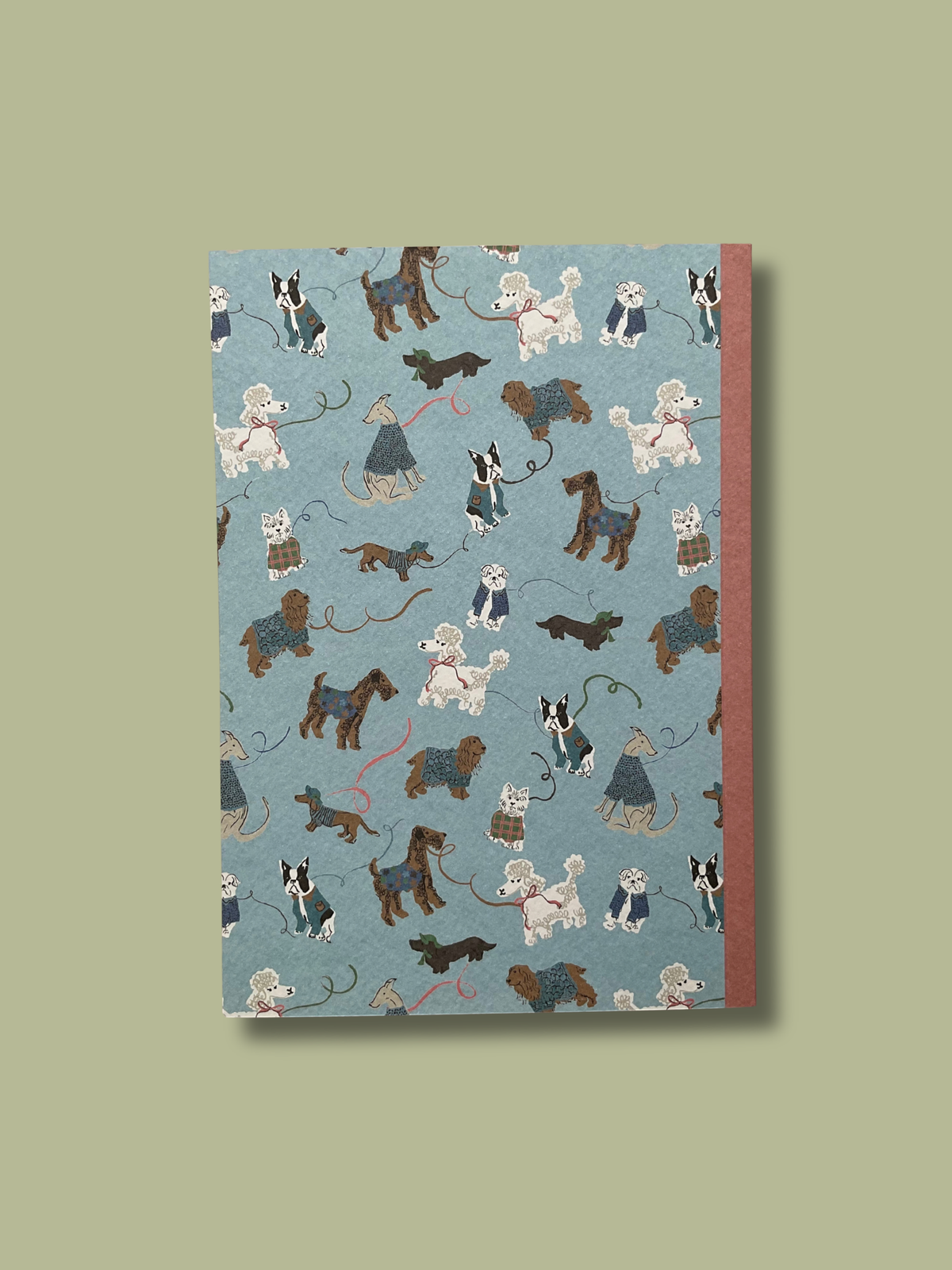 Dog Walks Journal - Pale Blue