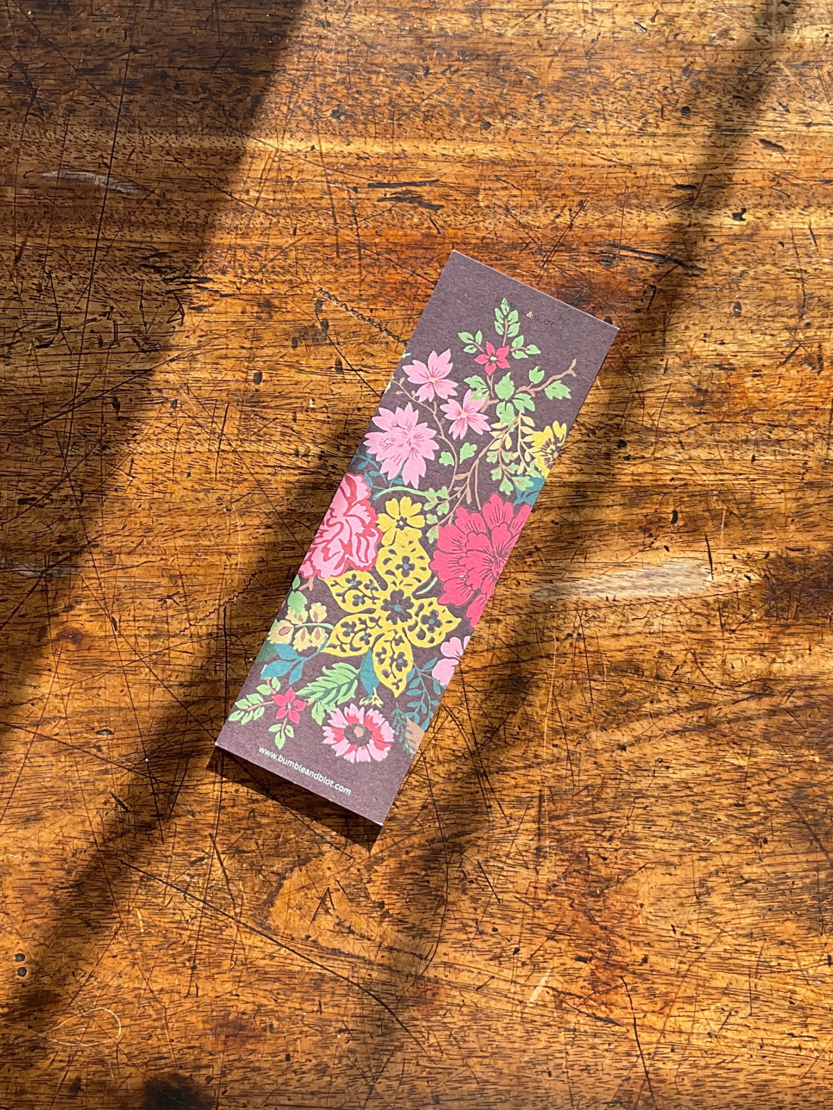 Hand Tied Bouquet Bookmark - Beaujolais