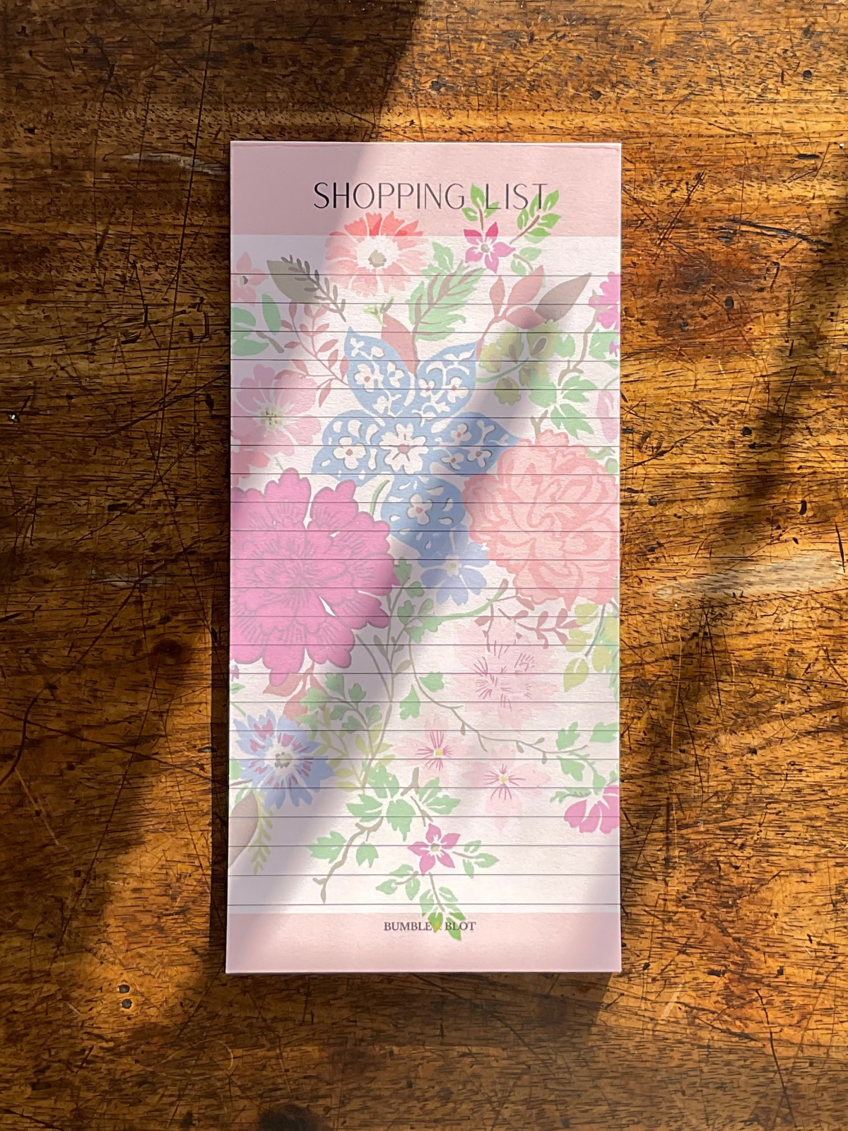 Kitchen Hand Tied Bouquet Notepad - Peach