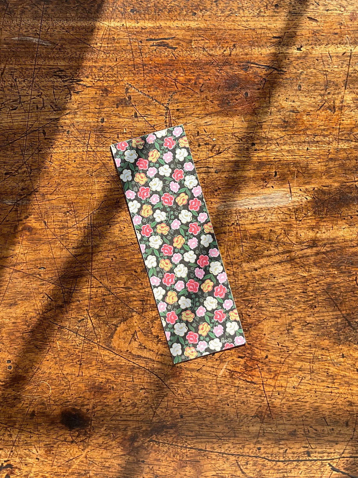 Gypsy Floral Bookmark - Black