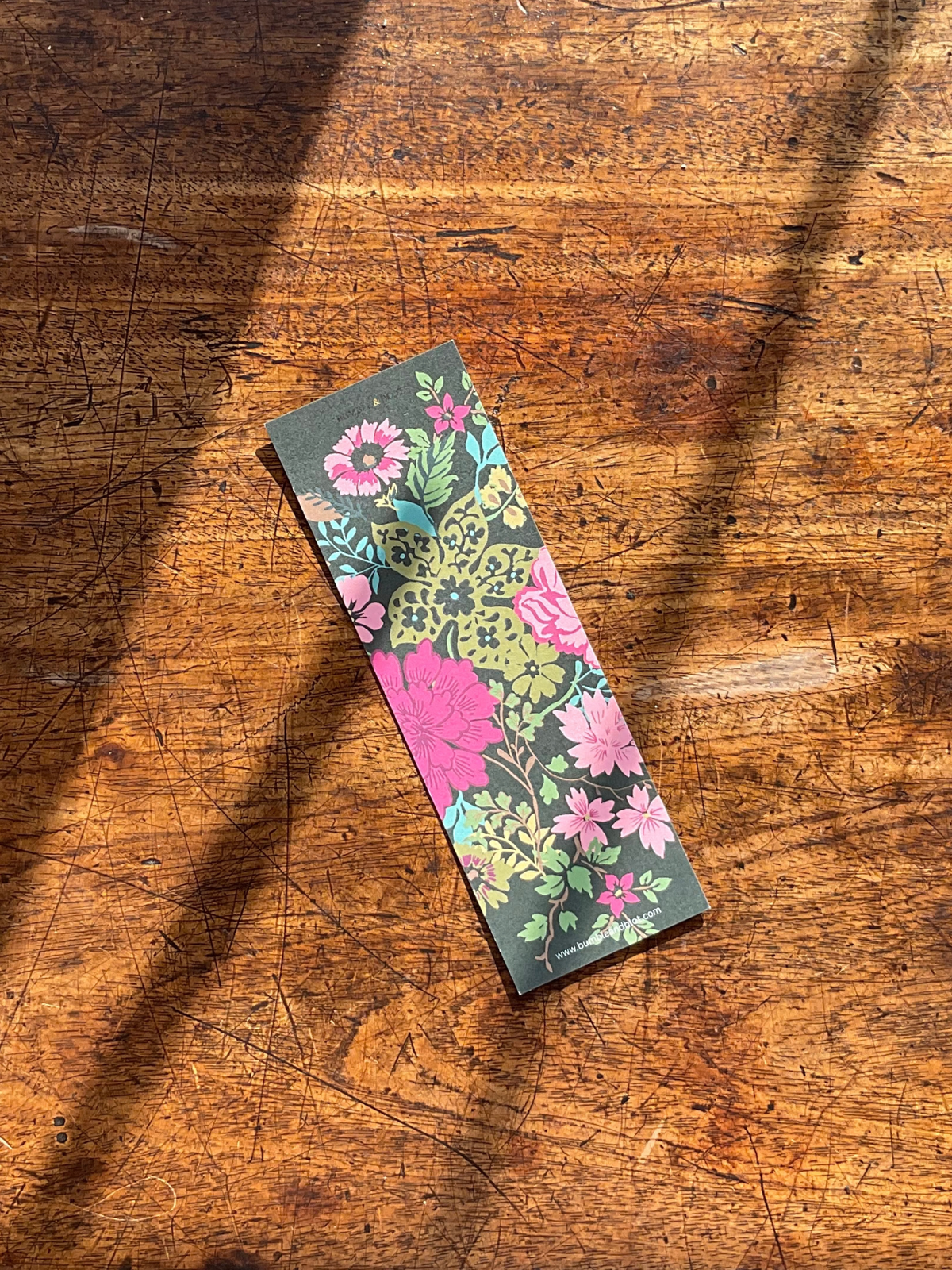 Hand Tied Bouquet Bookmark - Pine