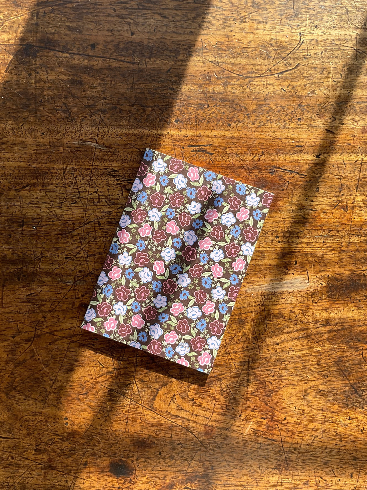 Gypsy Floral A6 Notebook - Chocolate