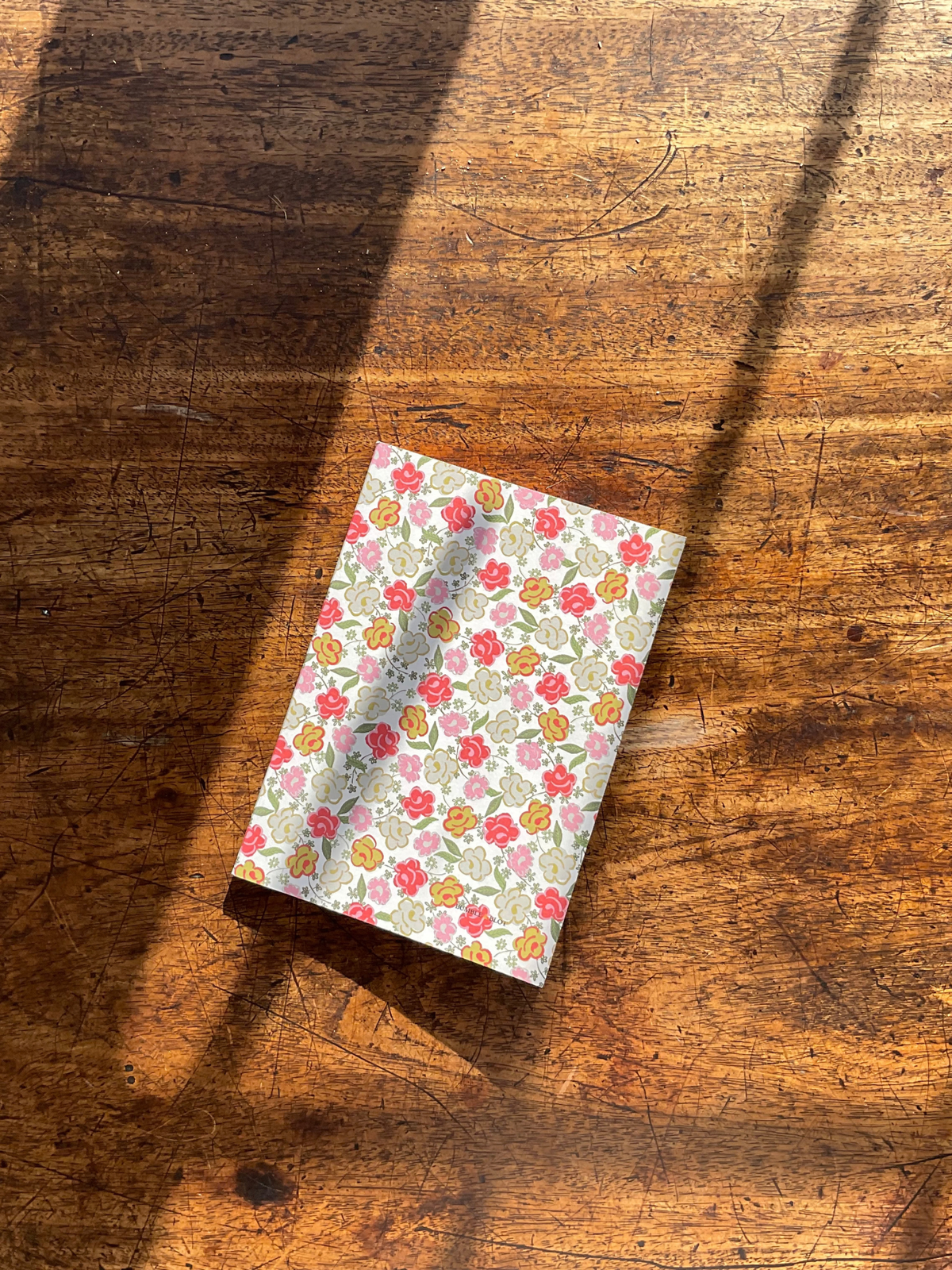 Gypsy Floral A6 Notebook - Stone