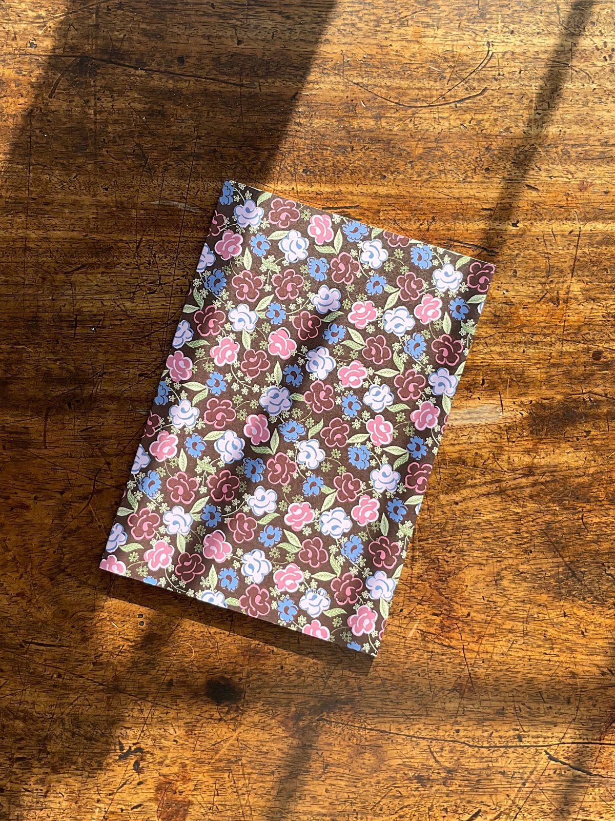 Gypsy Floral A5 Notebook - Chocolate
