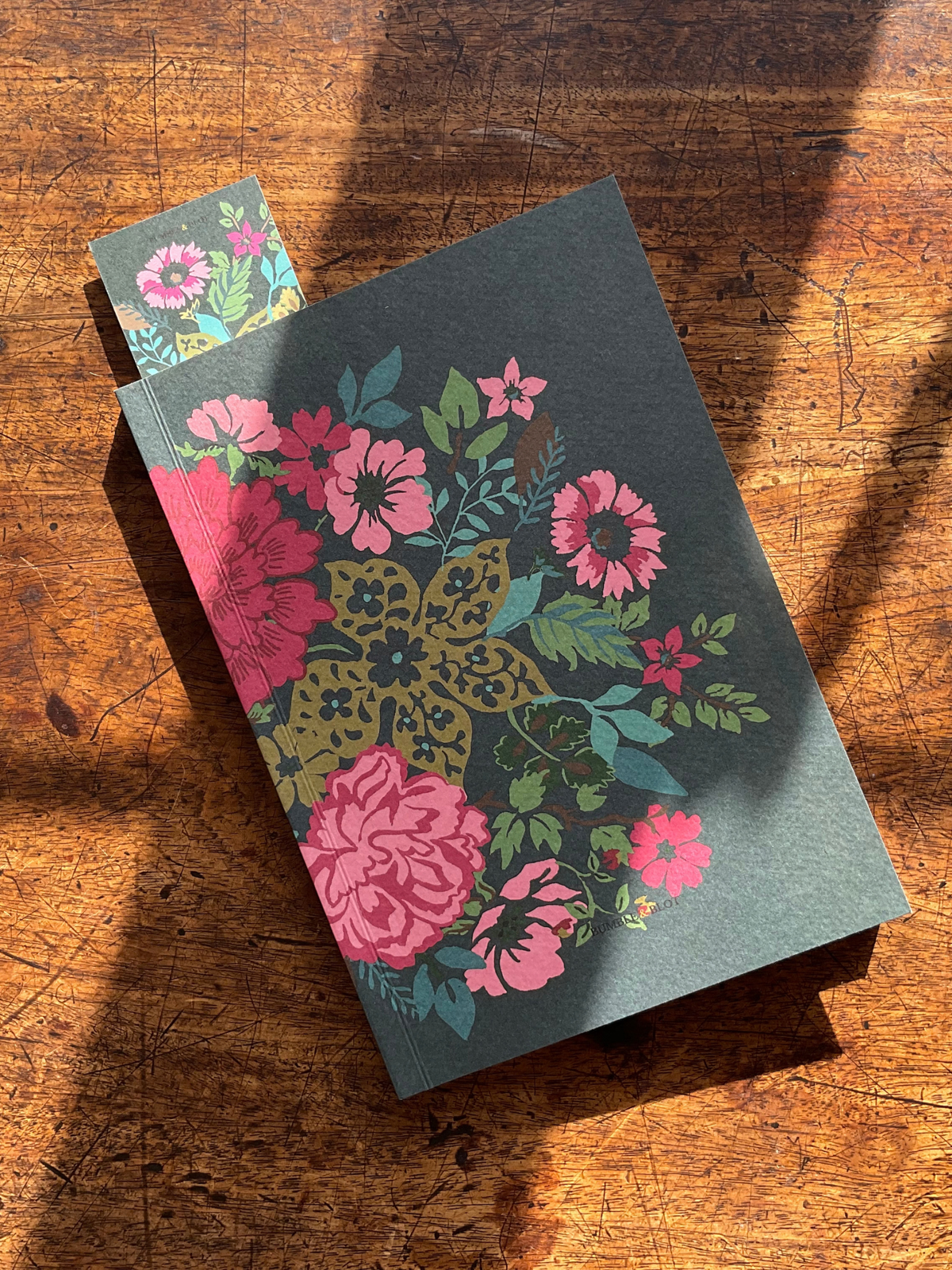 Hand Tied Bouquet Bookmark - Pine