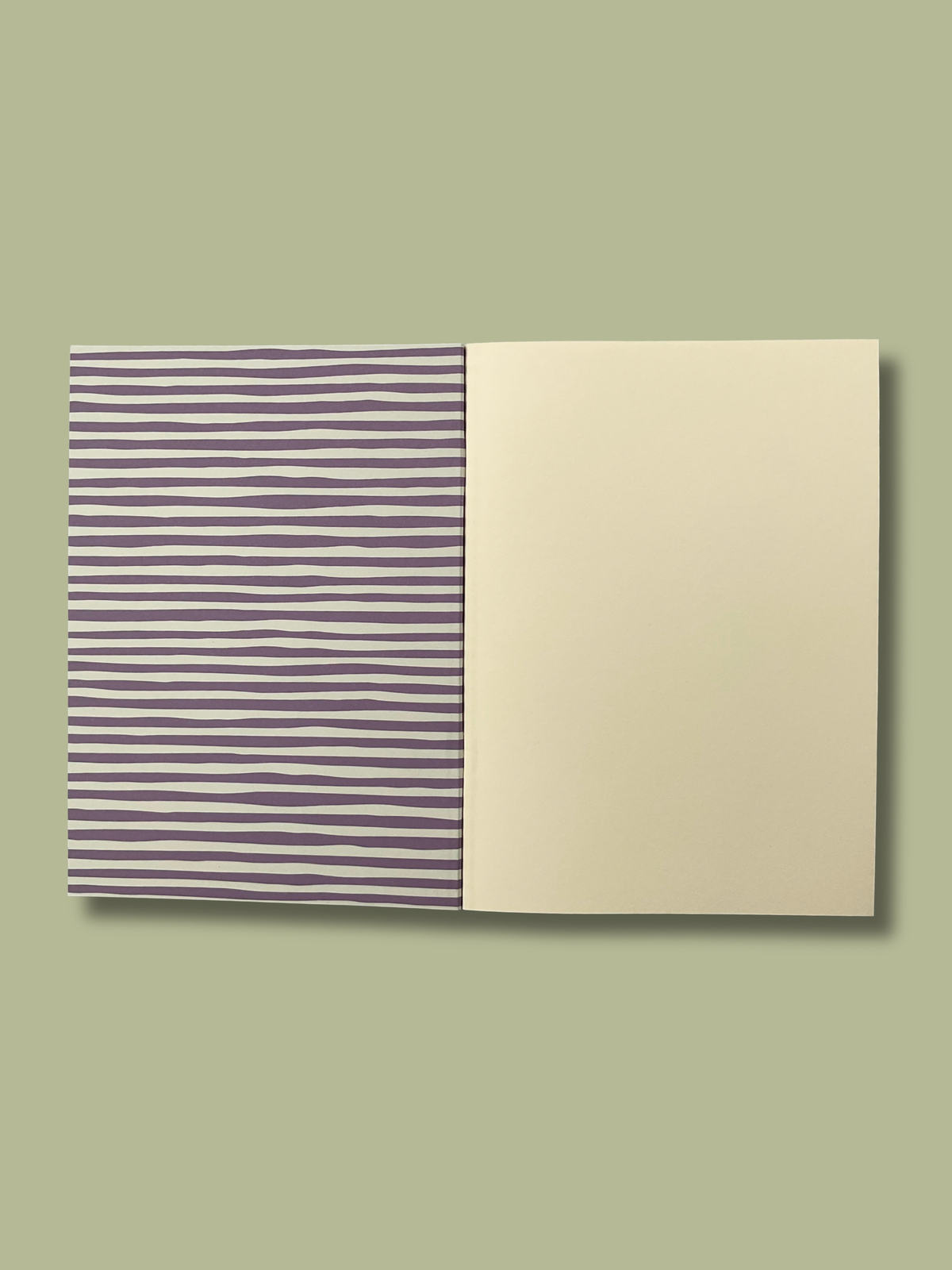 Hand Tied Bouquet & Vintage Tile A6 Notebook Set - Beaujolais & Pine