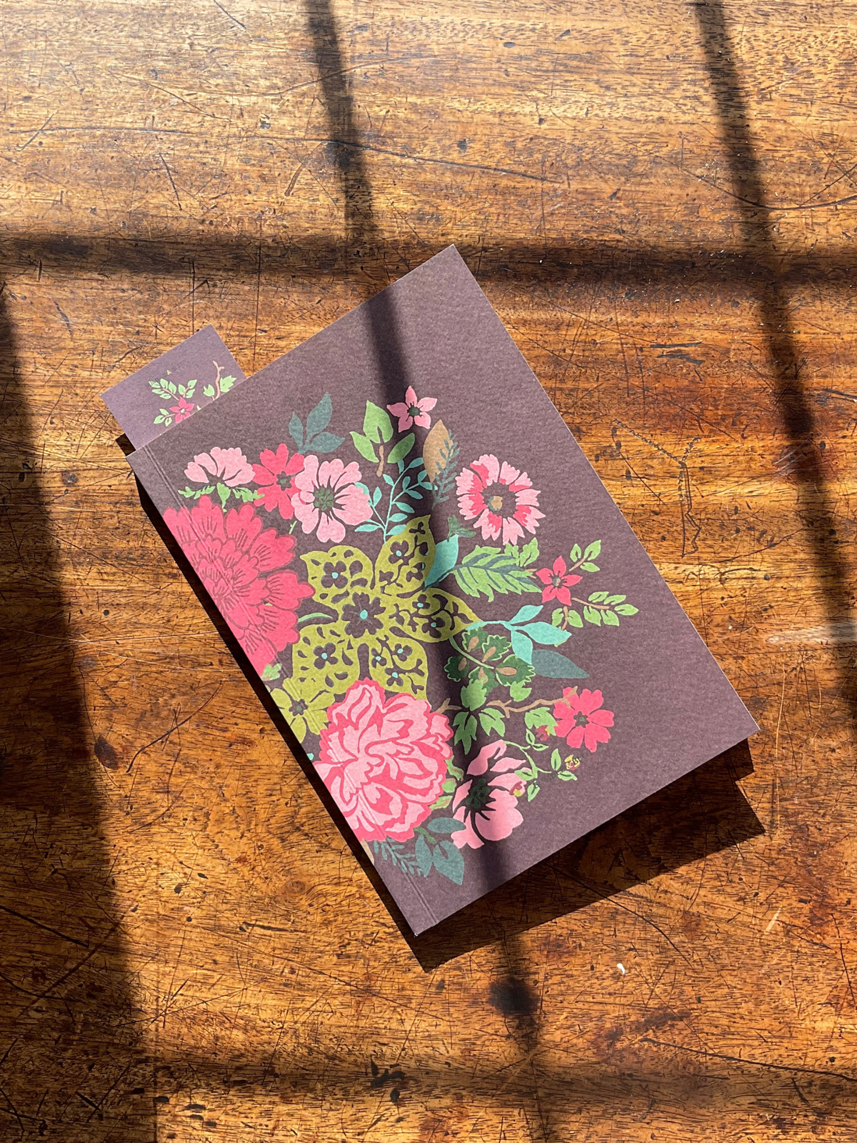 Hand Tied Bouquet Bookmark - Beaujolais