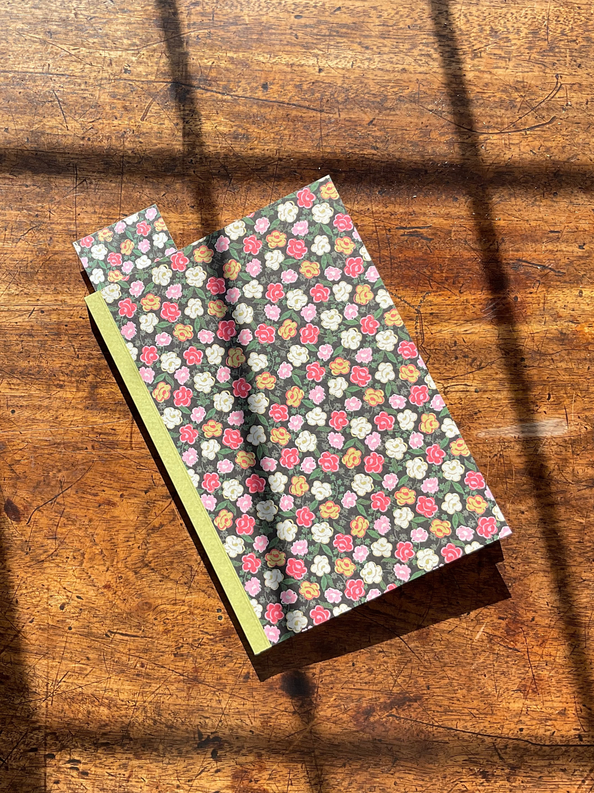 Gypsy Floral Bookmark - Black