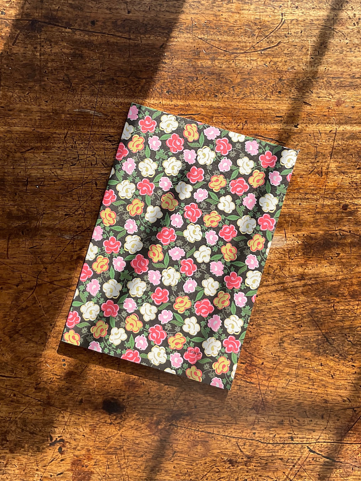 Gypsy Floral A5 Notebook - Black