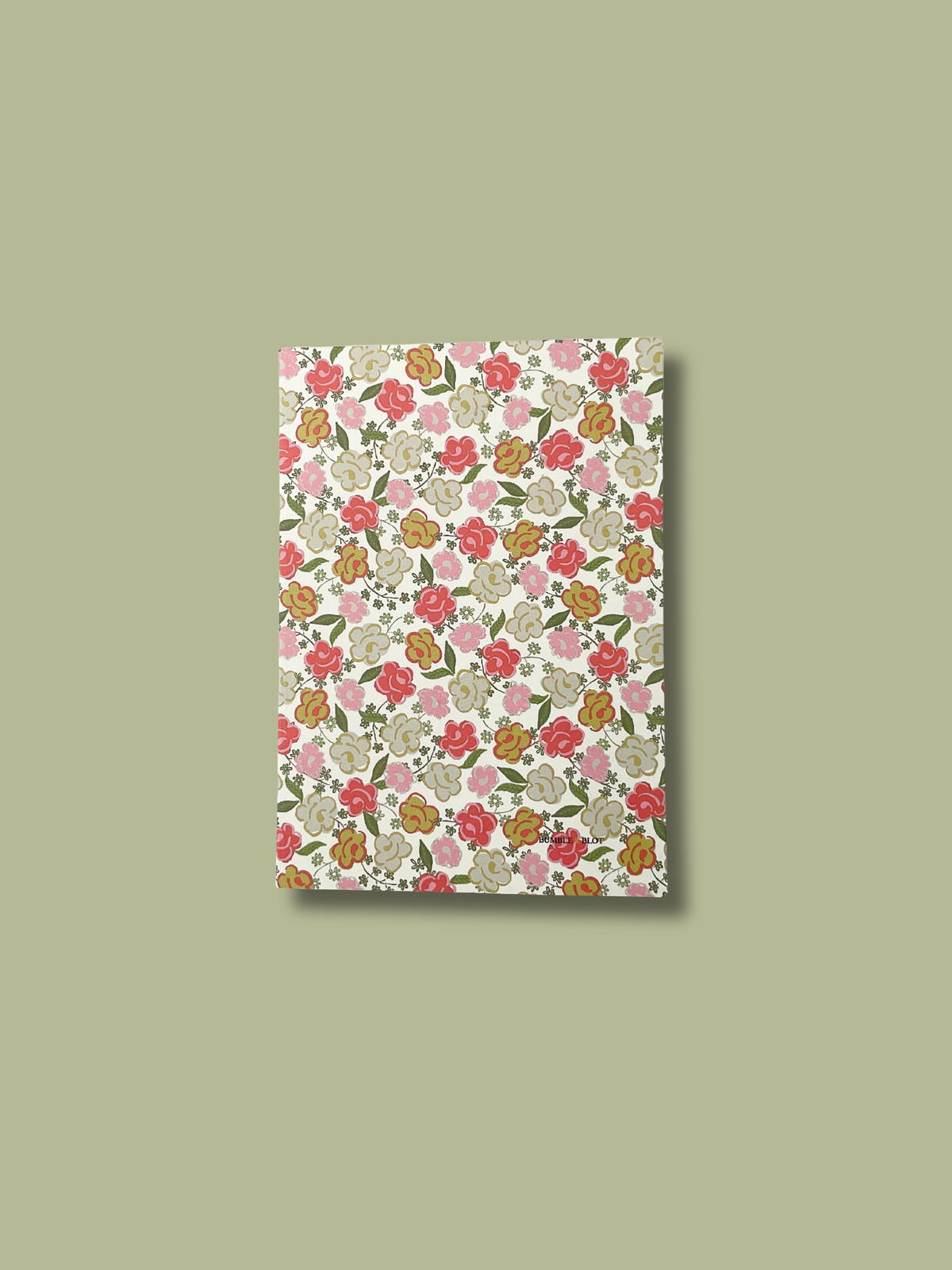 Hand Tied Bouquet & Gypsy Floral A6 Notebook Set - Peach & Stone