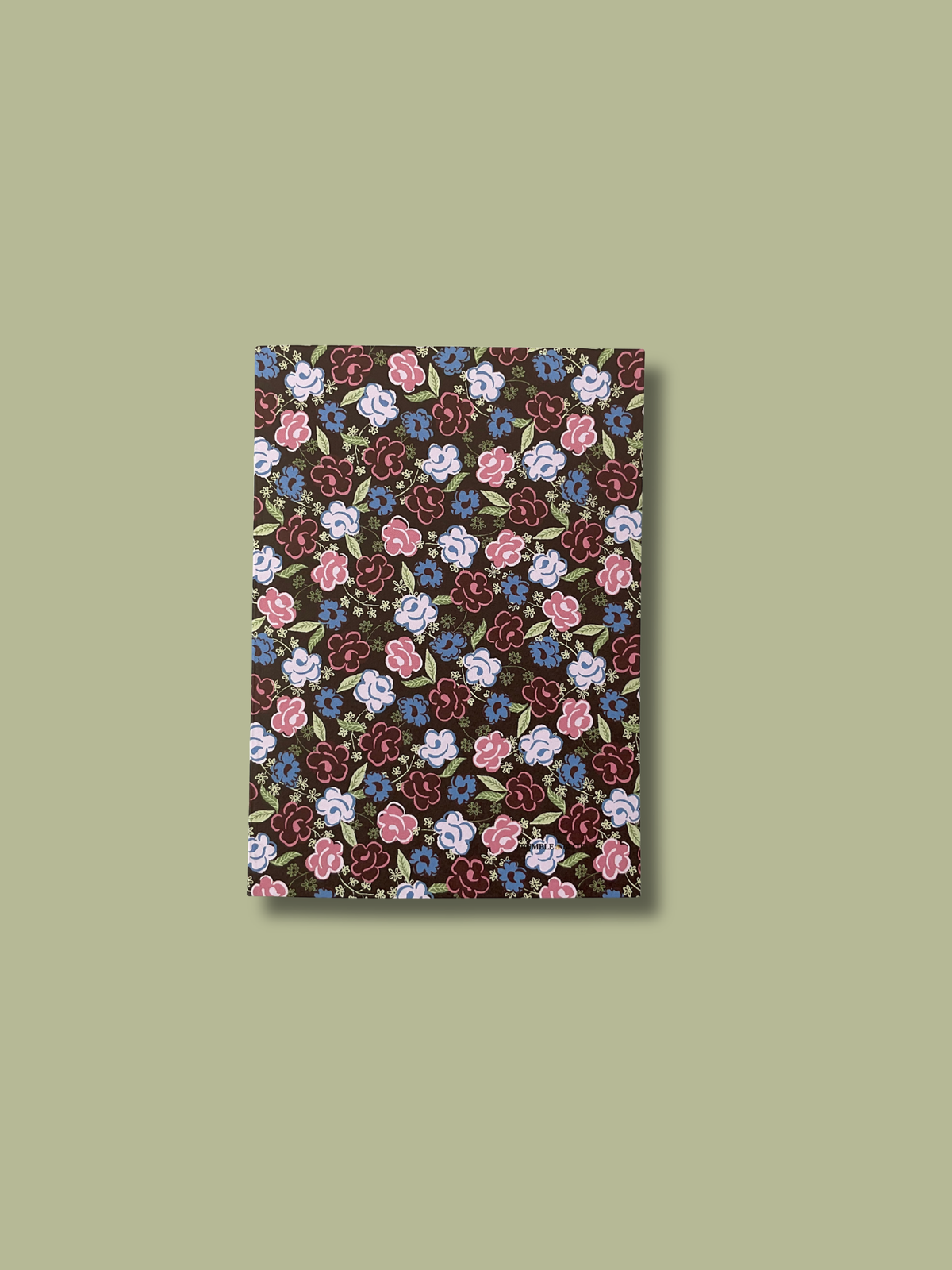 Dog Walks & Gypsy Floral A6 Notebook Set - Navy & Chocolate