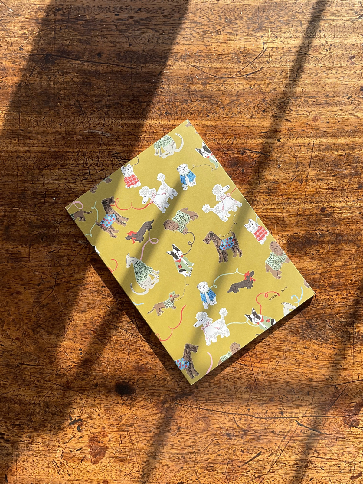 Dog Walks & Gypsy Floral A5 Notebook Set - Burnished Gold & Black